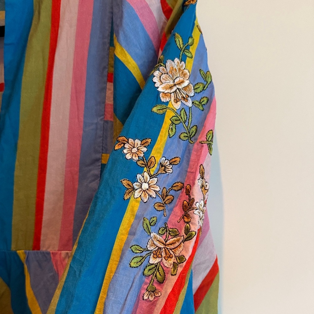 Bohemian Traders Multicolor Striped Maxi Dress - Picture 5 of 7